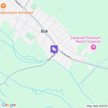 Bajor Panzió Aparthotel a térképen