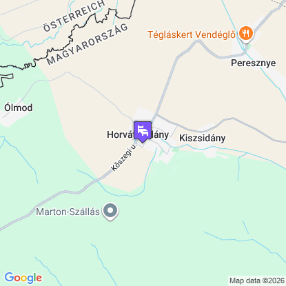 Kőszeghegyalja Vendégház a térképen